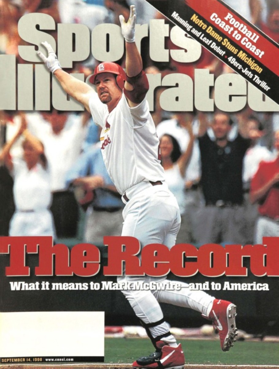 Sports Illustrated September 7 1998 Magazine Mark McGwire Cover No Lab -  All Sports Custom Framing