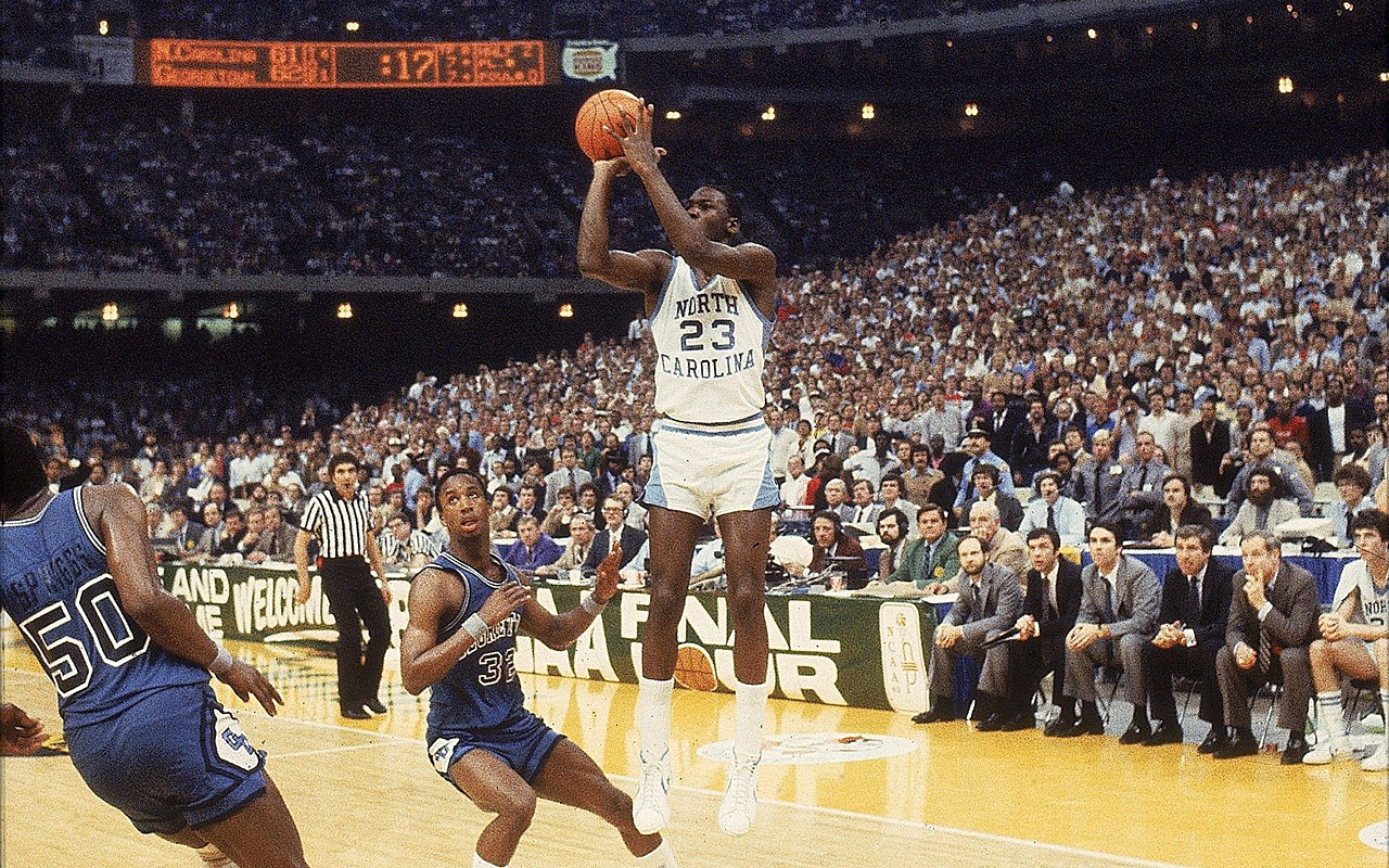 North Carolina: Tar Heels win 1982 NCAA title on Michael Jordan's