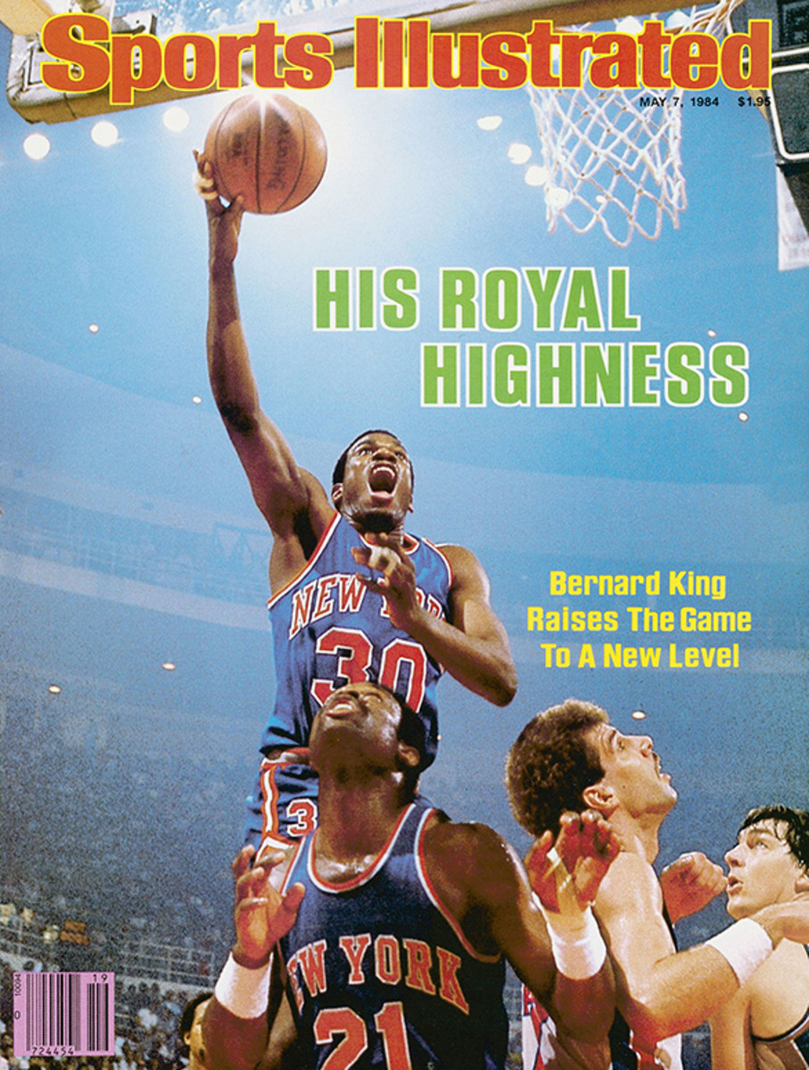 N  SI  Has Address Label on Front Bernard King Sports Illustrated May 7 1984 