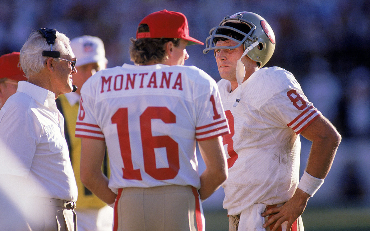 Steve Young, Bill Walsh, & Joe Montana San Francisco 49ers 8X10 Photo