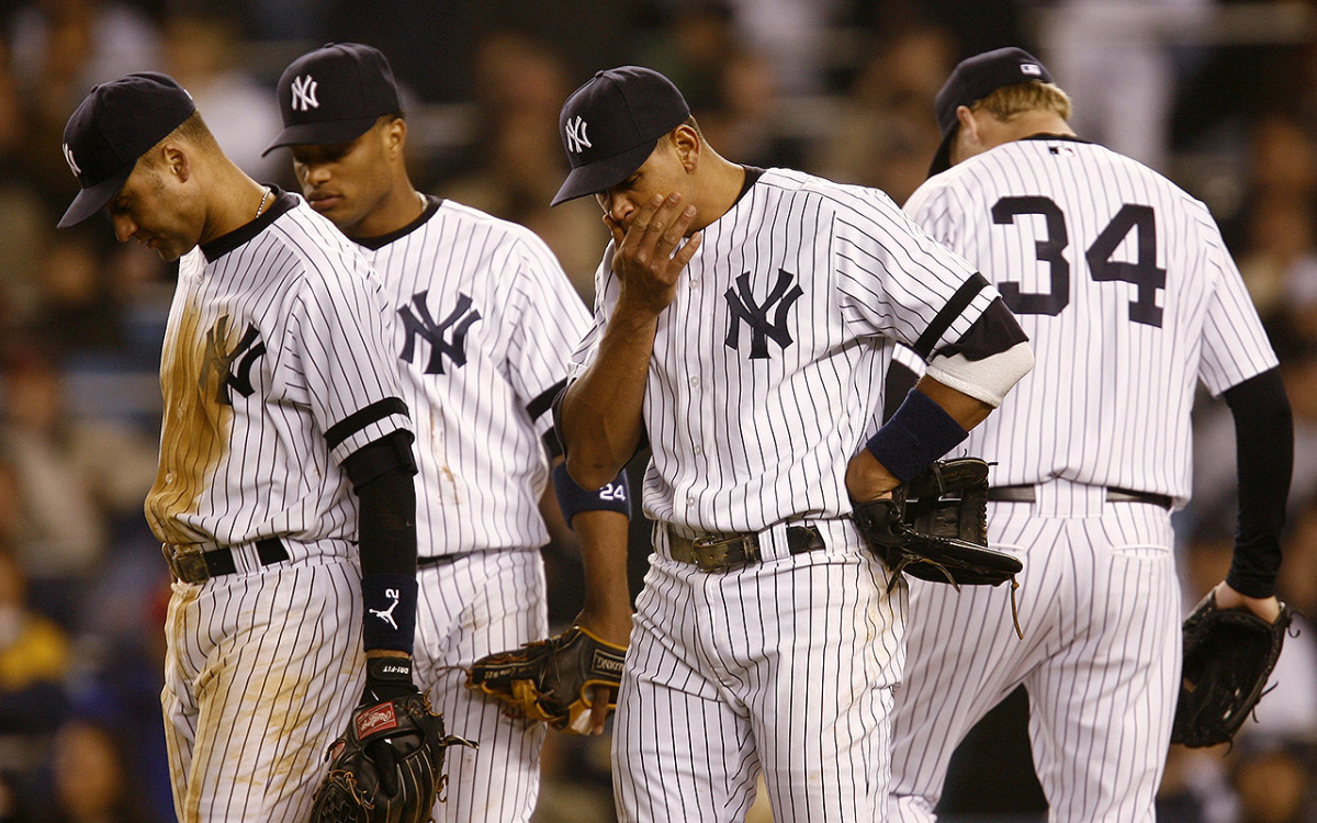 2003 Jorge Posada New York Yankees Team Issued Road Jersey