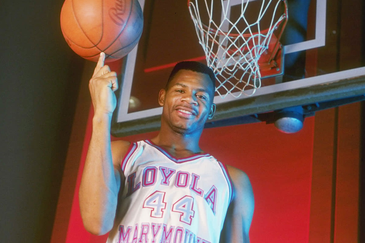 1989 Hank Gathers 44 Loyola Marymount Basketball Jerseys 