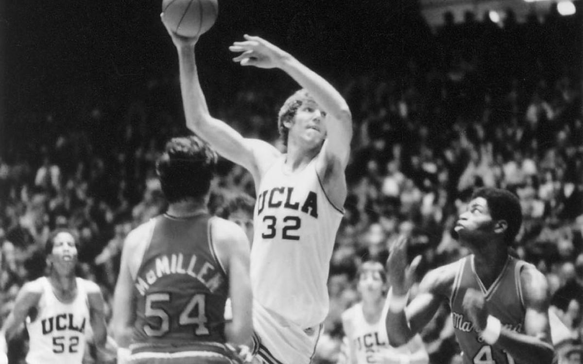 UCLA's Bill Walton is feasting on opponents and turning heads