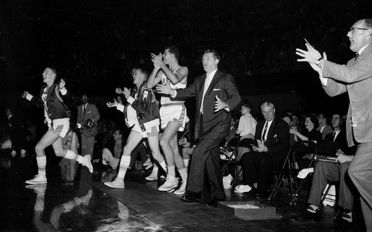 March 23, 1957: UNC beats Kansas for the national title