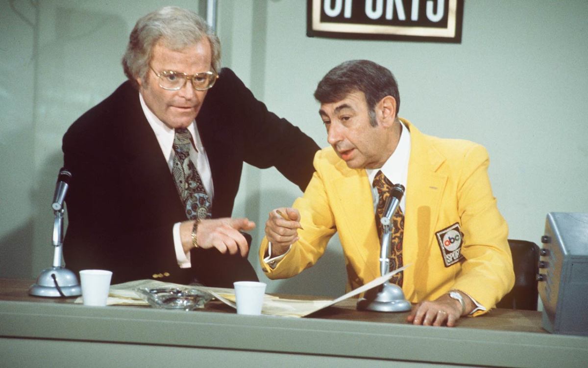 Roone Arledge and Howard Cosell :: Getty Images