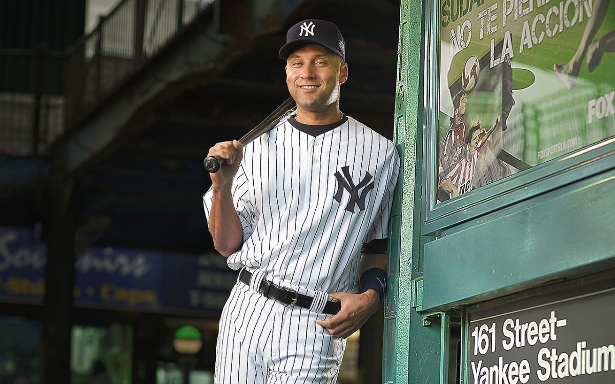 New York Yankees' Derek Jeter Derek Jeter receives the 2009
