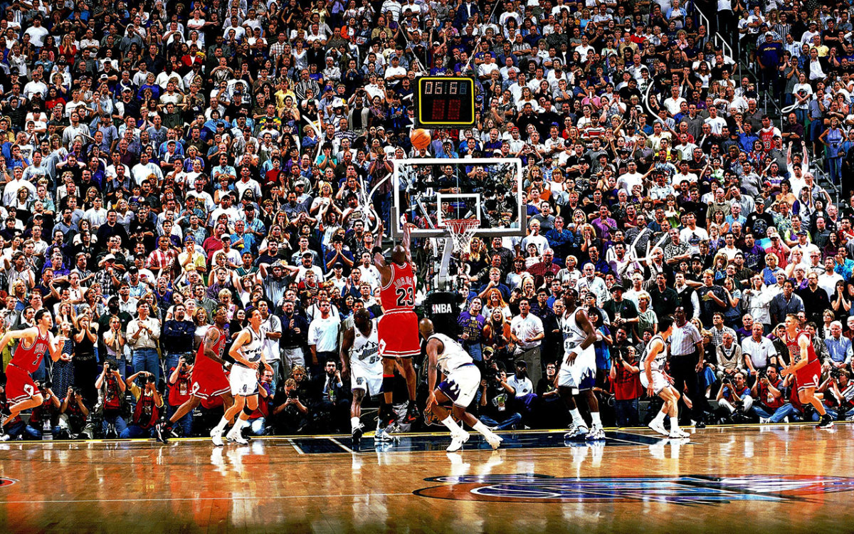 Michael Jordan: Chicago Bulls win first NBA title - Sports Illustrated  Vault