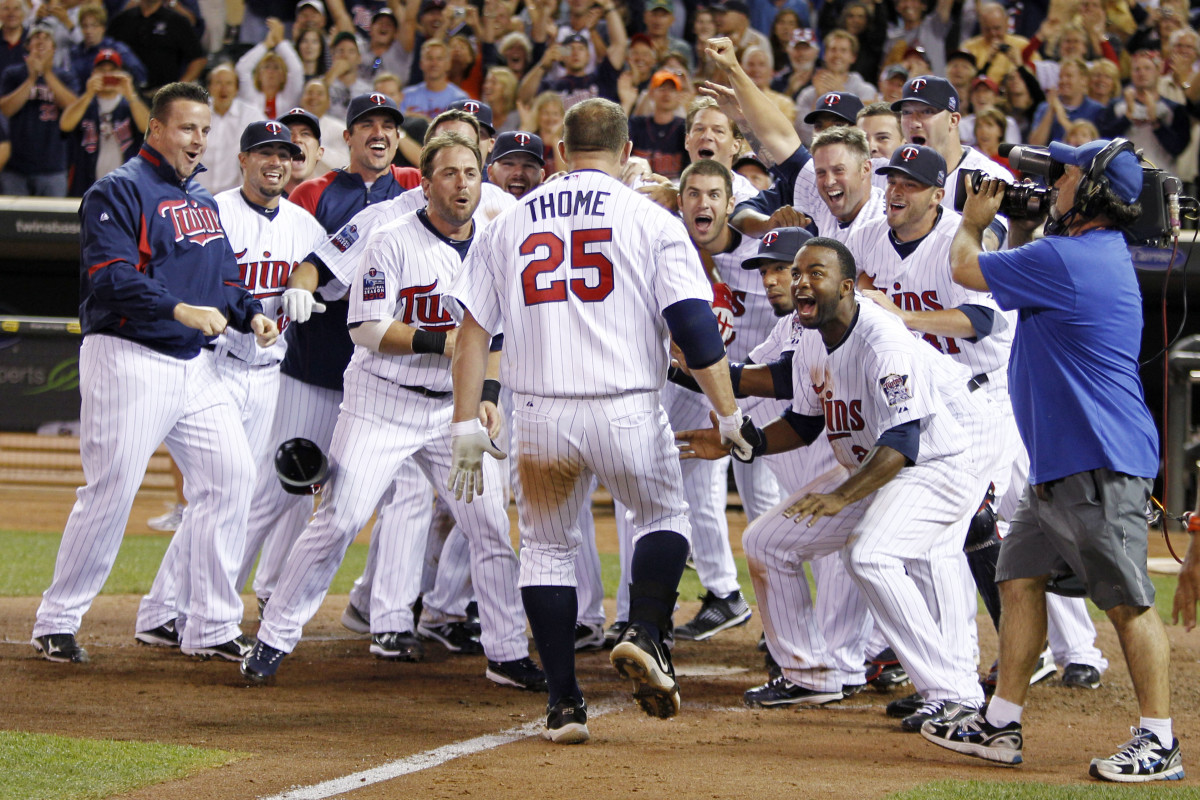 Twins' Thome Wants to Return to World Series - The New York Times