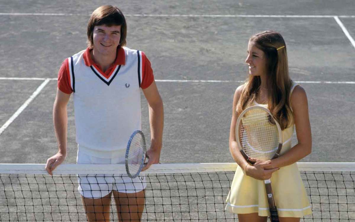 Jimmy Connors and Chris Evert :: TonyTriolo/SI