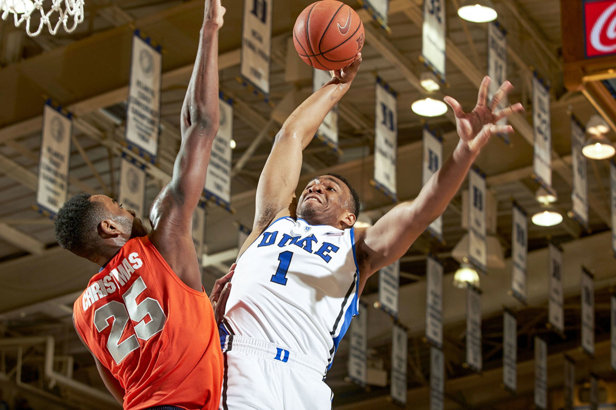 Duke's Jabari Parker throws down a dunk on Syracuse