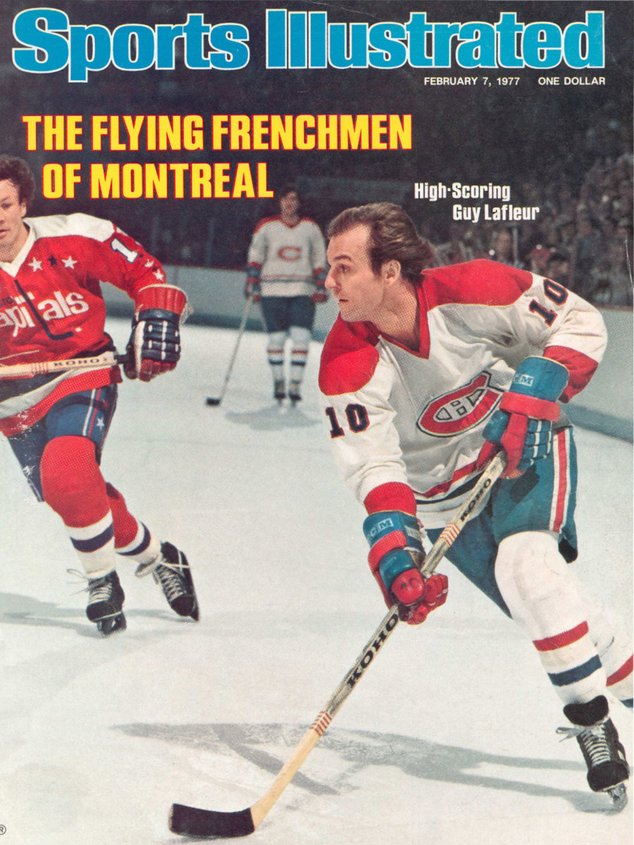 Guy Lafleur on the cover of Sports Illustrated