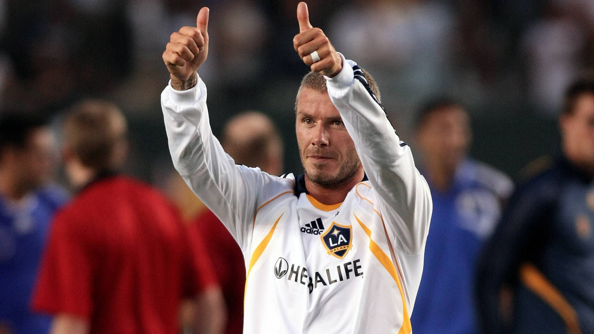 David Beckham on his LA Galaxy debut