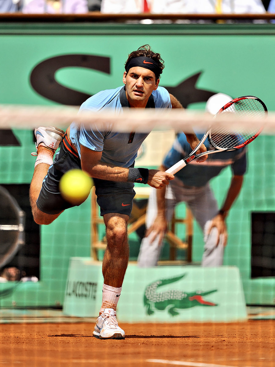 Roger Federer at the 2009 French Open